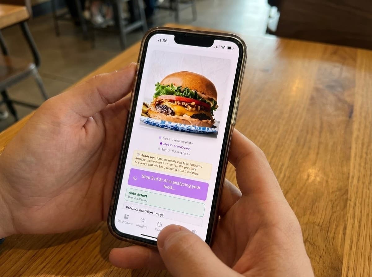 Meal captured in the moment