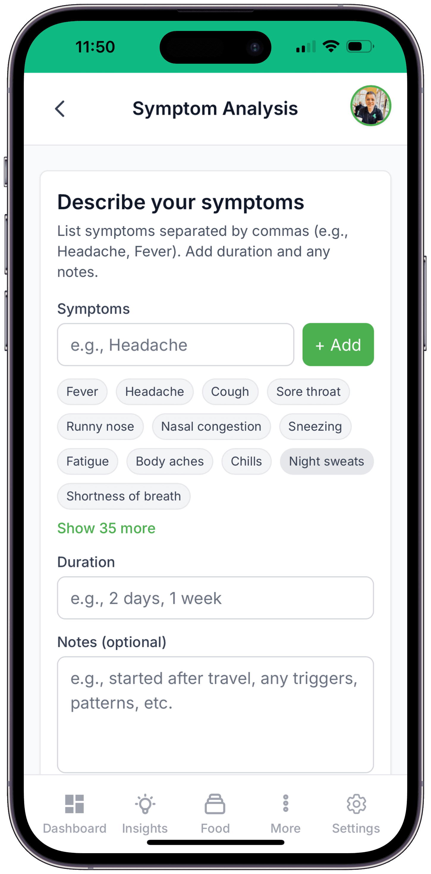 Helfi SYMPTOM ANALYZER